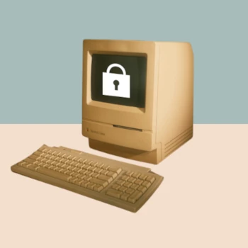 Work computer protected because of cyber security awareness training