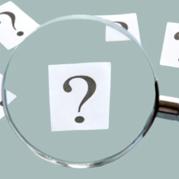 A magnifying glass, which is what a third party audit will hold over your security policies